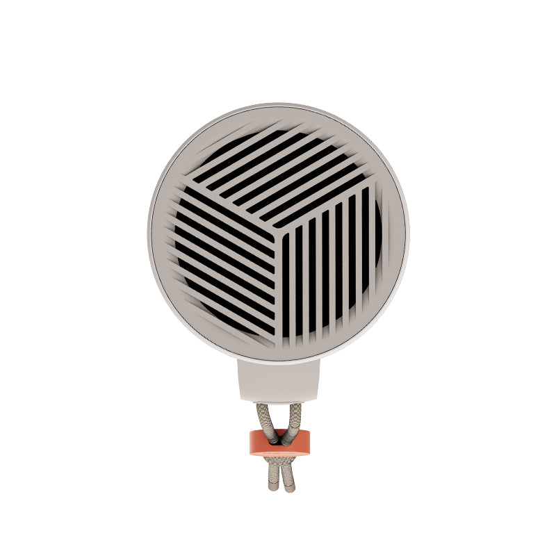 Front view of the XGIMI MoGo 3 Pro showing the lens grille pattern